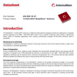 BodyWave DECT Datasheet Cover